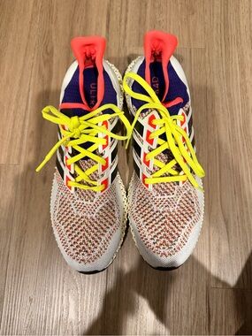 Men’s Adidas Ultra 4D - White Solar Red
